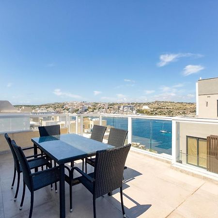 Lux Sea Front Penthouse With Breathtaking Views In St Pauls By 360 Estates Apartment St. Paul's Bay Ngoại thất bức ảnh