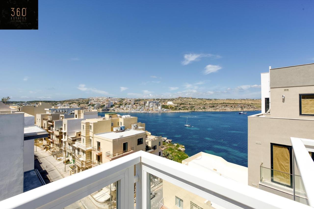 Lux Sea Front Penthouse With Breathtaking Views In St Pauls By 360 Estates Apartment St. Paul's Bay Ngoại thất bức ảnh